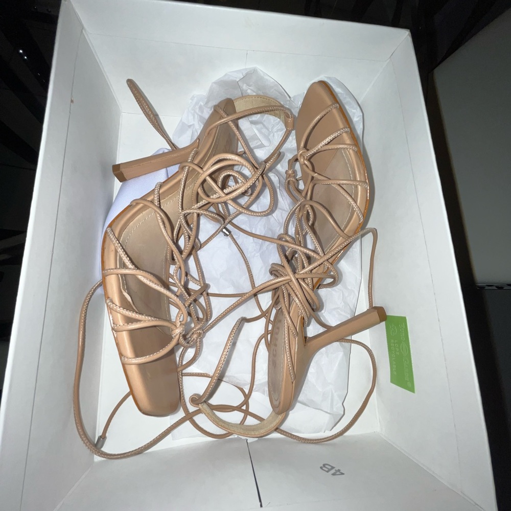 Schutz Heyde Leather Sandals
